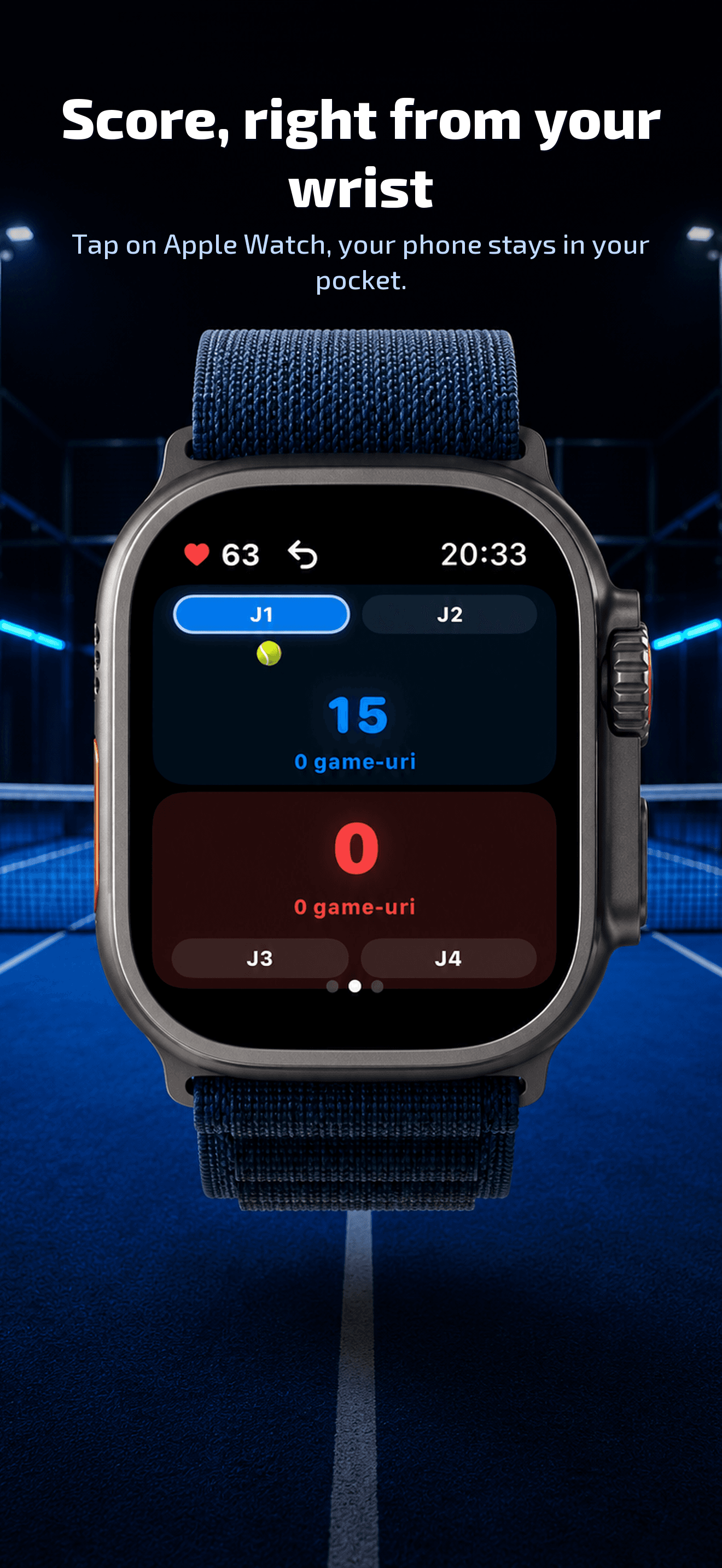 The score stays on your wrist
